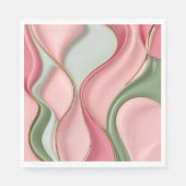 Paper luncheon napkin in stylish graphic serviette (Vorderseite)