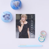 PAPER Minimalistisch Mastered IT Graduate Ankündig Flyer (Einzeln)