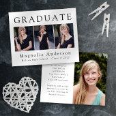 PAPER Minimalistischer Abschluss - Ankündigung von Flyer