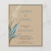 PAPER Minimalistischer Text QR Code Kaffee Blue We Flyer (Vorne)