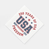 Paper Napkin-250th American Independence Tableware Serviette (Ecke)