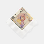 Paper Napkin art decor partyfavor Serviette (Ecke)