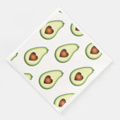 Paper Napkin - Avocado Serviette (Ecke)