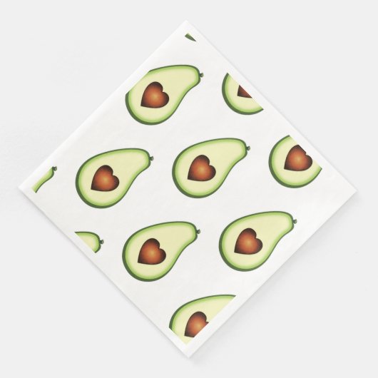 Paper Napkin - Avocado Serviette (Ecke)