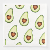 Paper Napkin - Avocado Serviette (Vorderseite)