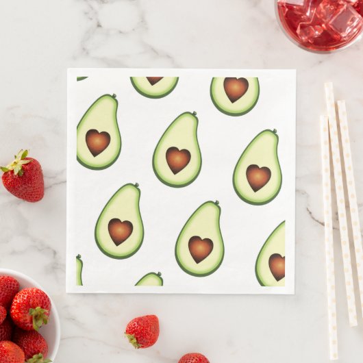 Paper Napkin - Avocado Serviette (Beispiel)