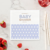Paper Napkin Baby Dusche. Serviette (Beispiel)