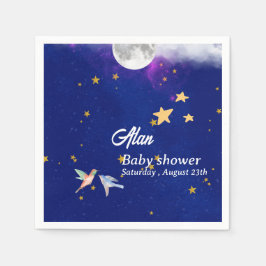 Paper Napkin blaue Himmelsträume Babydusche Serviette