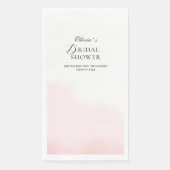 Paper Napkin Brautparty Peonies Serviette (Vorderseite)