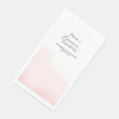Paper Napkin Brautparty Peonies Serviette (Ecke)