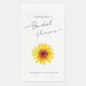 Paper Napkin Brautparty Sunflower Serviette (Vorderseite)