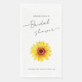 Paper Napkin Brautparty Sunflower Serviette
