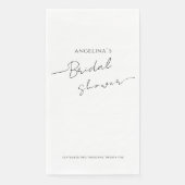 Paper Napkin Brautparty Sunflower Serviette (Vorderseite)