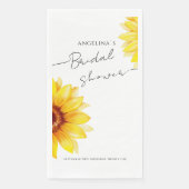 Paper Napkin Brautparty Sunflower Serviette (Vorderseite)