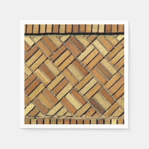 Paper Napkin - Brick-Muster Serviette