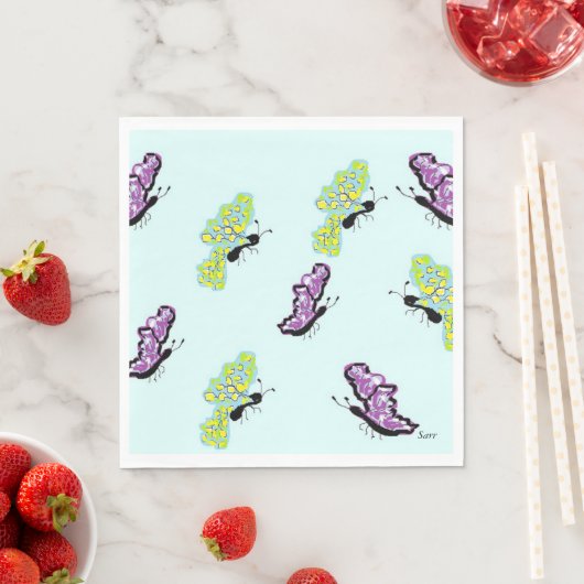 Paper Napkin Butterfells Serviette (Beispiel)