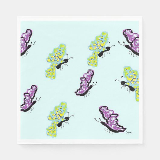 Paper Napkin Butterfells Serviette (Vorderseite)