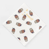Paper Napkin "chocolate mousse" Serviette (Ecke)