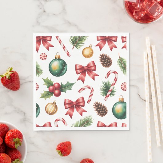 Paper Napkin-Christmas Tableware Serviette (Beispiel)
