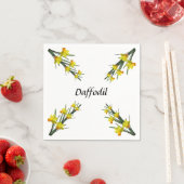Paper Napkin - Daffodil Pattern Serviette (Beispiel)