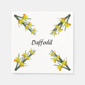 Paper Napkin - Daffodil Pattern Serviette (Vorderseite)