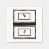 Paper Napkin Dancer Serviette (Vorderseite)