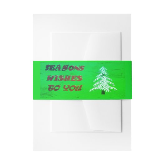 Paper Napkin Einladungsbanderole (Vorderseite Beispiel)