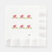Paper Napkin: Exotische Blume Serviette (Vorderseite)