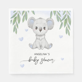 Paper Napkin für Babydusche. Serviette