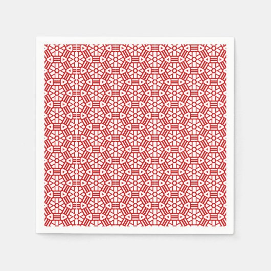 Paper Napkin - Hexagon und Bars Serviette (Vorderseite)