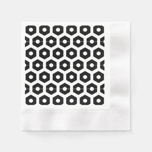 Paper Napkin - Hexagons Serviette (Vorderseite)
