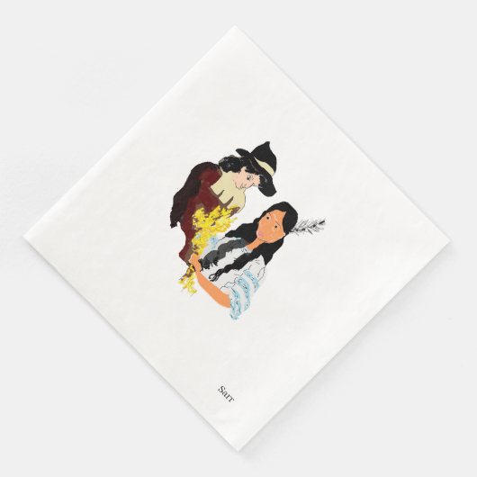 Paper Napkin: Holiday Erntedank Serviette (Ecke)