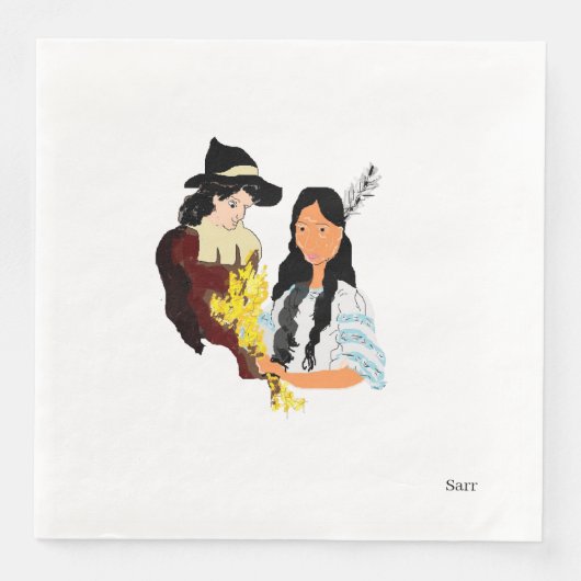 Paper Napkin: Holiday Erntedank Serviette (Vorderseite)