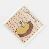 Paper Napkin Igel Morning Serviette (Ecke)