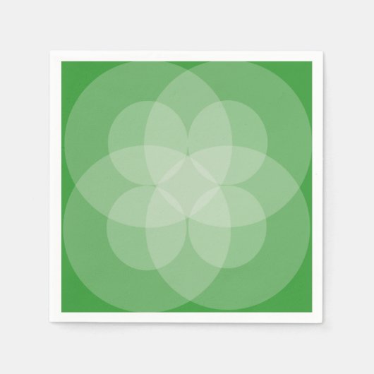 Paper Napkin - Intersektionszirkel Serviette (Vorderseite)