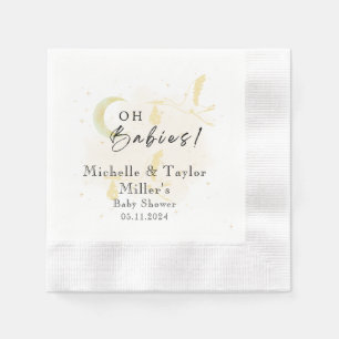 Paper Napkin Oh Babies! Twin Storks Baby Dusche Serviette