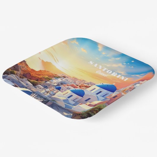 Paper Napkin Pappteller (Gewinkelt)