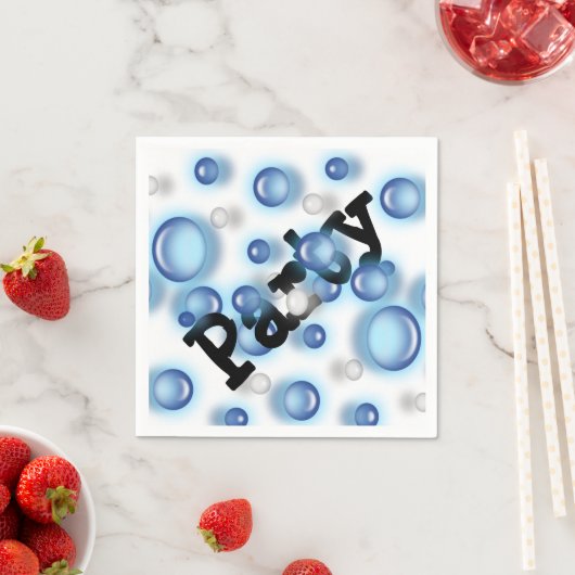 Paper Napkin - Party-Blasen Serviette (Beispiel)