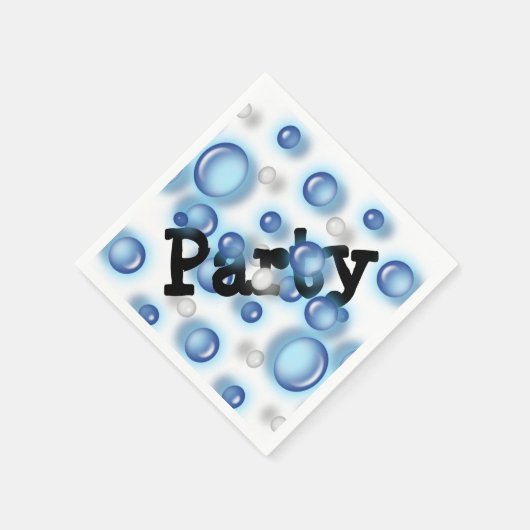 Paper Napkin - Party-Blasen Serviette (Ecke)