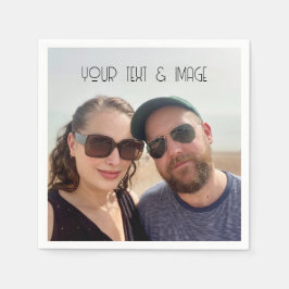 Paper Napkin Party Custom Foto erstellen Sie Ihre  Serviette