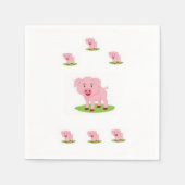 Paper Napkin Pig Serviette (Vorderseite)