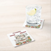 Paper Napkin Rechteckiger Pappuntersetzer (Vor Ort)