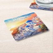 Paper Napkin Rechteckiger Pappuntersetzer (angewinkelt)