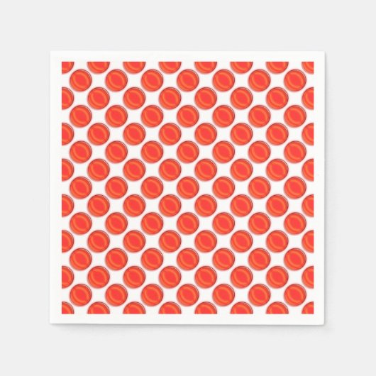 Paper Napkin - Red Dots Serviette (Vorderseite)