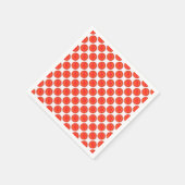 Paper Napkin - Red Dots Serviette (Ecke)
