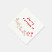 Paper Napkin - Santa and Sleigh (v2) Serviette (Ecke)