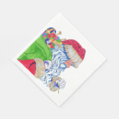 Paper Napkin Santa Serviette (Ecke)