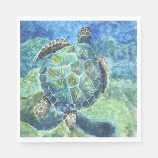 Paper Napkin Sea Turtle #2 Serviette (Vorderseite)