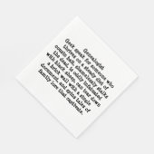 Paper Napkin Serviette (Ecke)