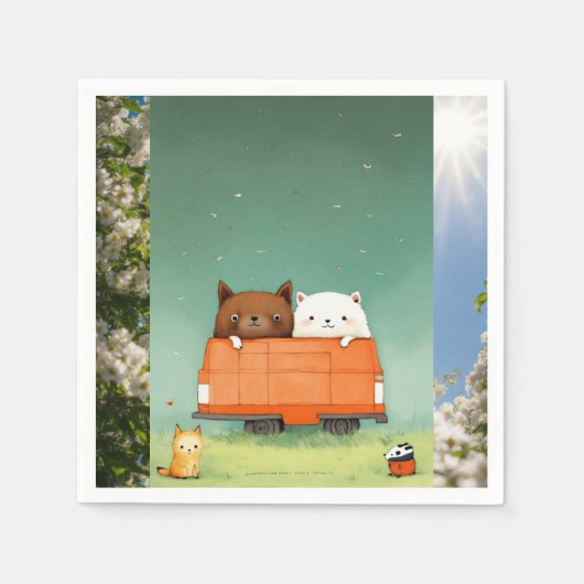 Paper Napkin Serviette (Vorderseite)